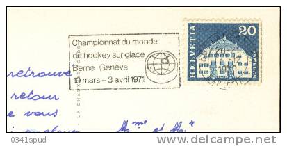 1971 Suisse   Ice Hockey Sur Glace Hockey Su Ghiaccio - Hockey (sur Glace)