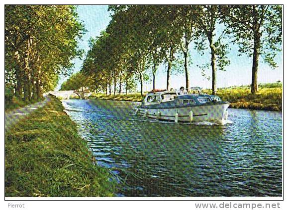 010408 Péniche : Canal Du Midi - Binnenschepen