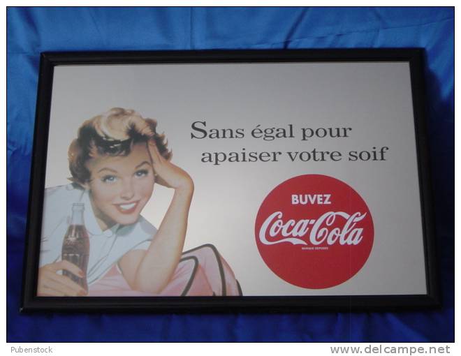 Miroir "COCA COLA" Pin Up - Andere & Zonder Classificatie