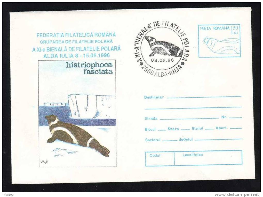 SEAL- Hunting,entier Postal Stationery 70/1996 Rare PMK. - Other & Unclassified