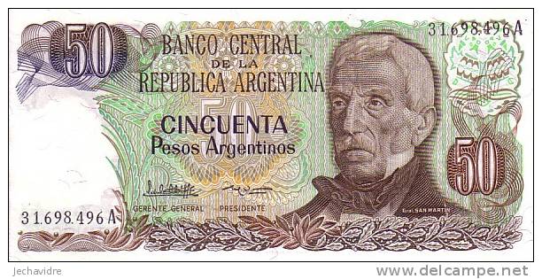 ARGENTINE   50 Pesos  Non Daté (1983-1985)   Pick 314    ***** BILLET  NEUF ***** - Argentina