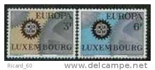 Série Europa Neuve Luxembourg - 1967