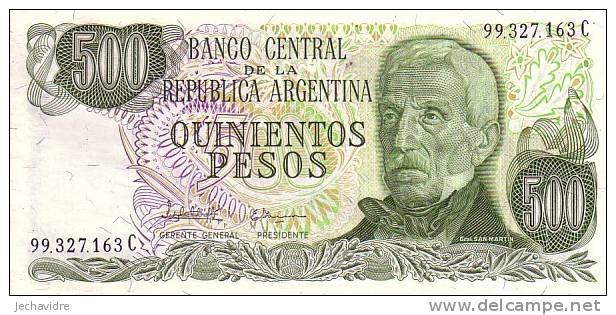 ARGENTINE   500 Pesos  Non Daté (11977-1982)  Pick 303c    ***** BILLET  NEUF ***** - Argentinië