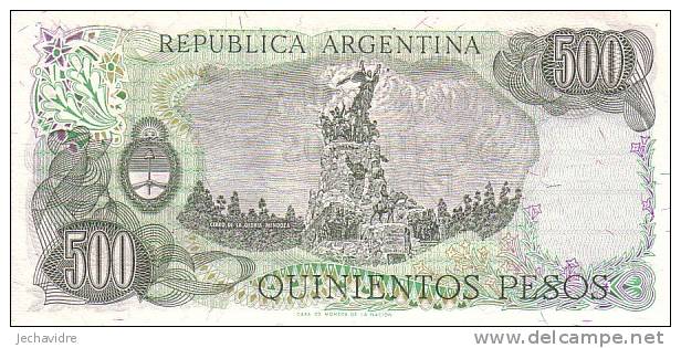 ARGENTINE   500 Pesos  Non Daté (11977-1982)  Pick 303c    ***** BILLET  NEUF ***** - Argentinien