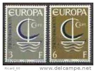 Europa Neuf Luxembourg, N°685-6, 1966 - 1966