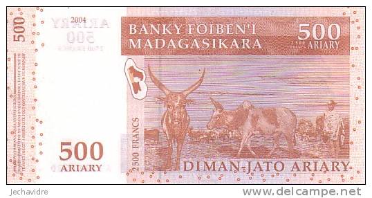 MADAGASCAR   500 Ariary  Emission De 2004   Pick 88     ***** BILLET  NEUF ***** - Madagascar