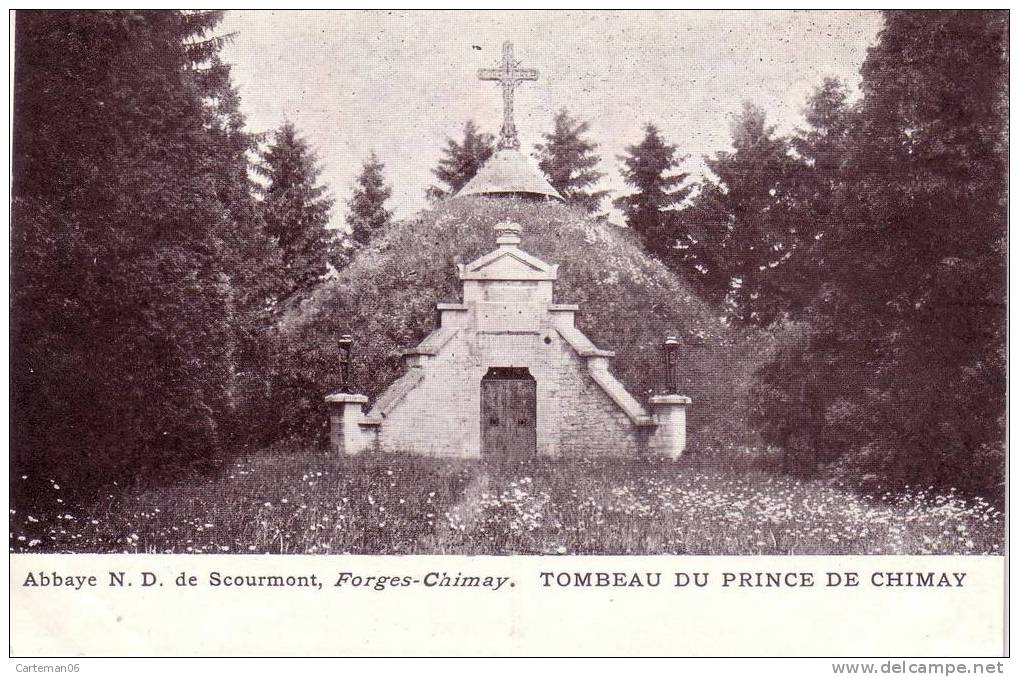 Belgique - Forges-Chimay - Abbaye N.D De Scourmont - Tombeau Du Prince De Chimay. - Chimay