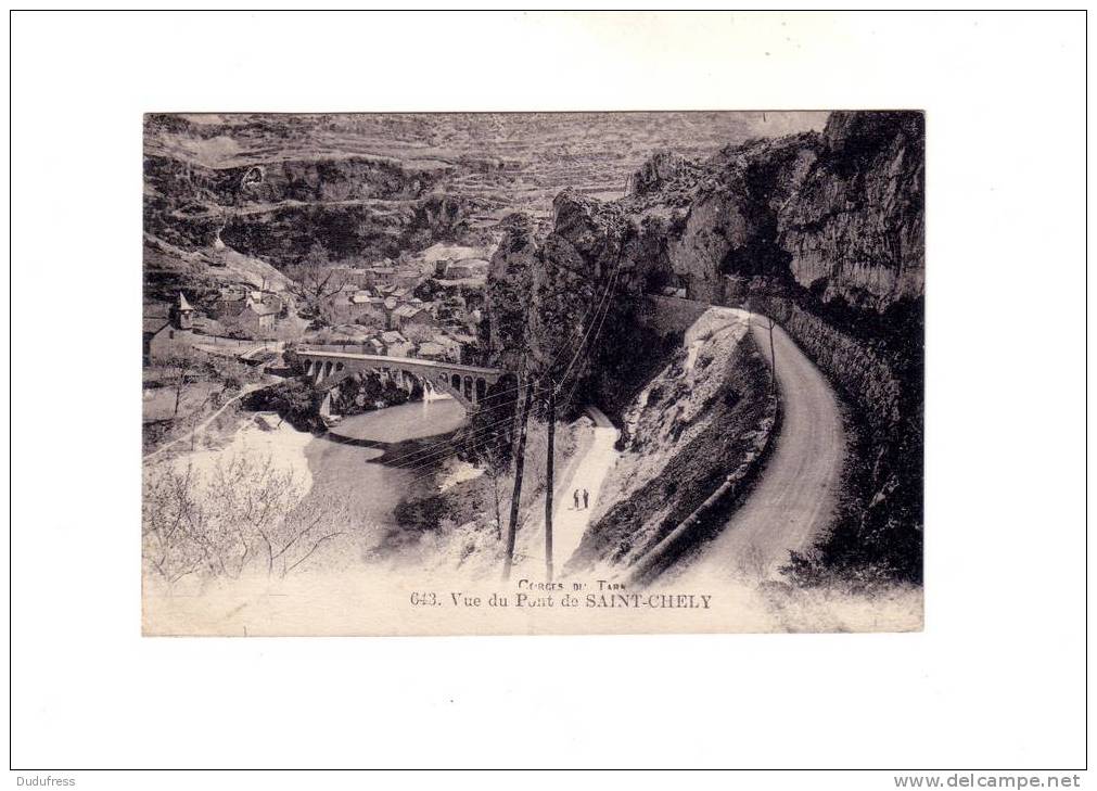 VUE DU PONT DE SAINT CHELY - Saint Chely D'Apcher