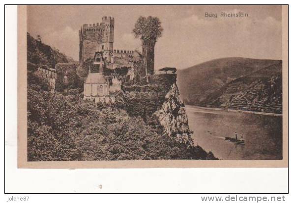 CPA     BURG   RHEINSTEIN     CHATEAU - Bingen