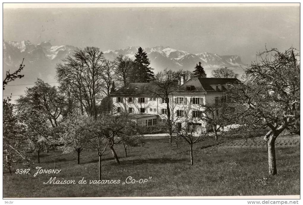 CPSMPF  (SUISSE)  JONGNY Maison De Vacances CO - OP - Jongny