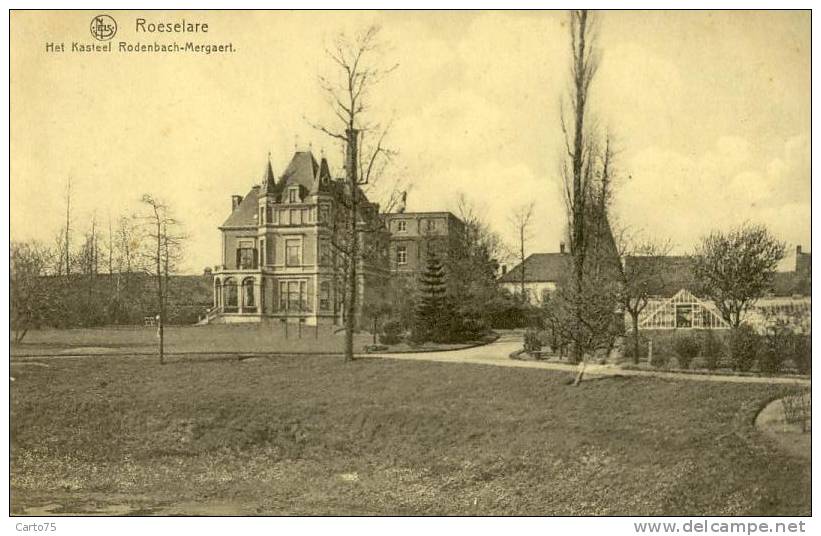 BELGIQUE - ROESELARE - Het Kasteel Rodenbach-Mergaert - Roeselare
