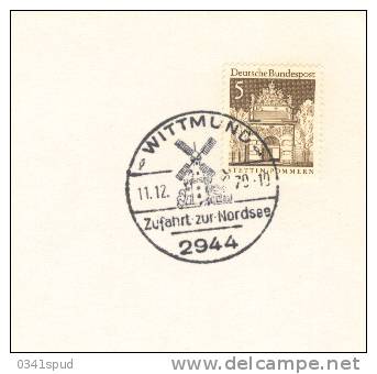 1970 Allemagne  Moulin Mulino Windmill - Moulins