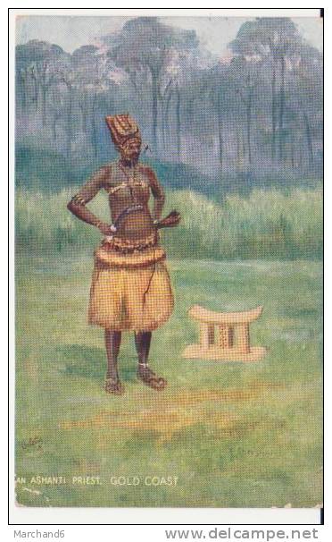 GHANA .GOLD COAST . COTE DE L OR . AN ASHANTI PRIEST - Ghana - Gold Coast