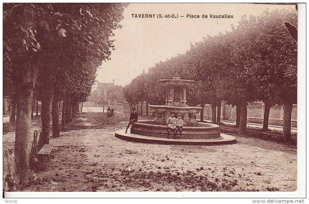 CPA De Taverny (Val D'Oise 95): Place De Vaucelles - Taverny