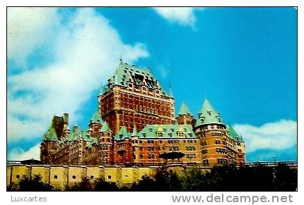 LE CHATEAU FRONTENAC......QUEBEC .CANADA. - Québec - Château Frontenac