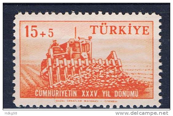 TR+ Türkei 1958 Mi 1612-14** - Ungebraucht