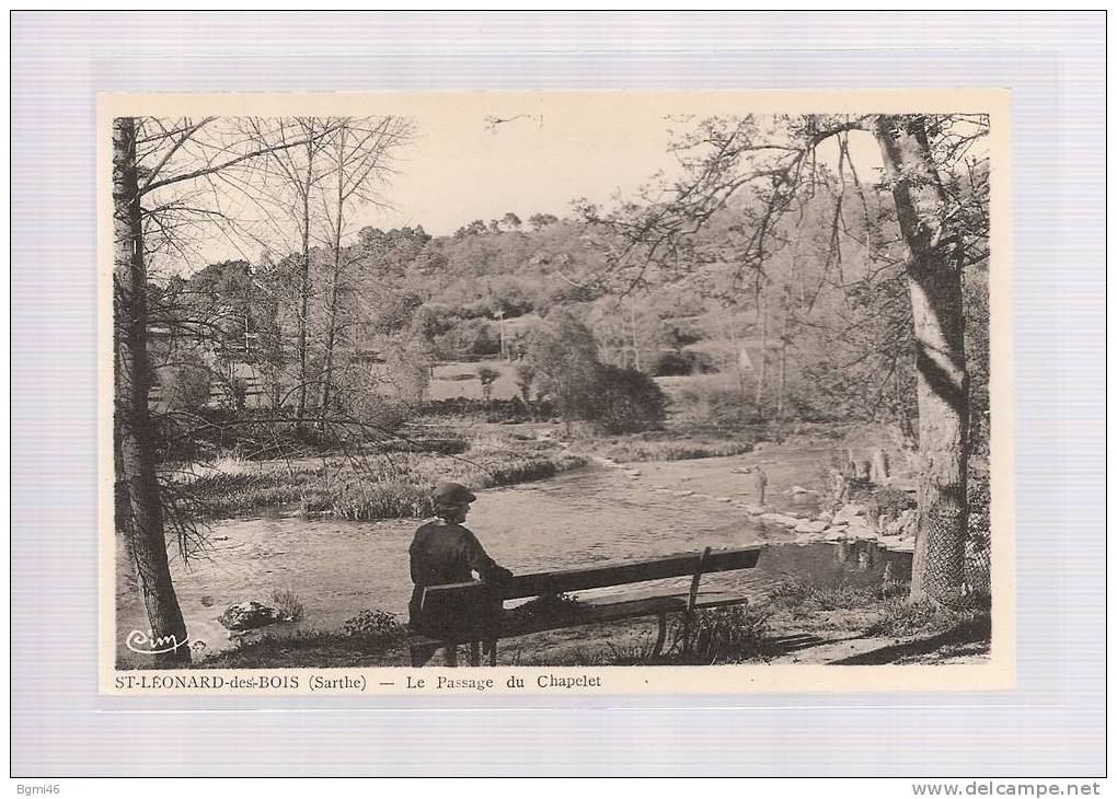 * ST-LEONARD-des-BOIS - ( 72)..le Passage Du Chapelet - Saint Leonard Des Bois