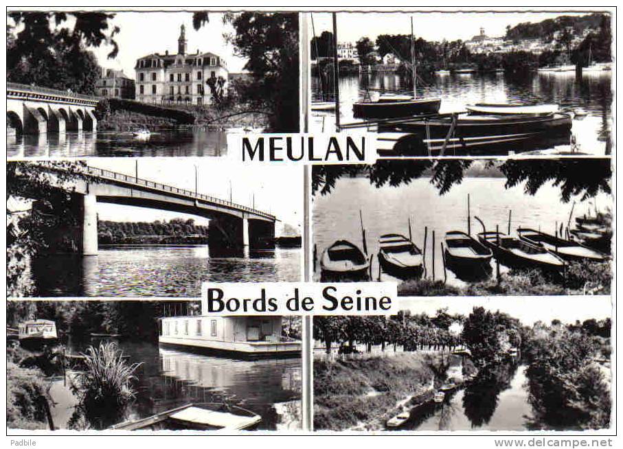 Carte Postale 78.  Meulan Bords De Seine Trés Beau Plan - Meulan