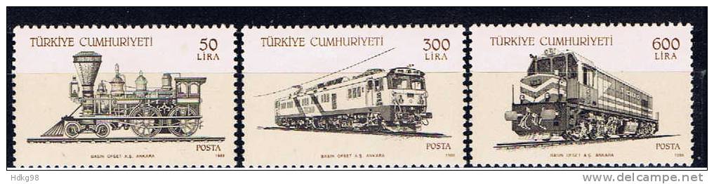 TR+ Türkei 1988 Mi 2814 2817-18** - Neufs