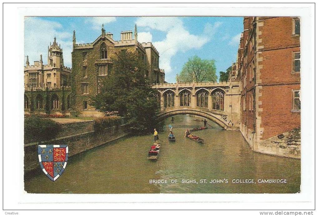 Bridge Of Sighs,St.John's College,CAMBRIDGE 1968 - Cambridge