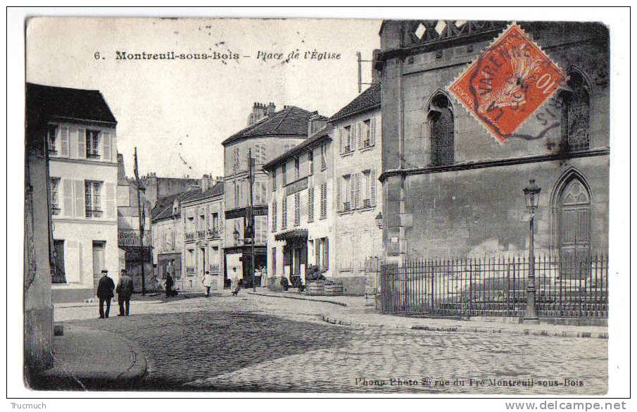 F3372 - Montreuil-sous-Bois - Place De L' Eglise - Montreuil