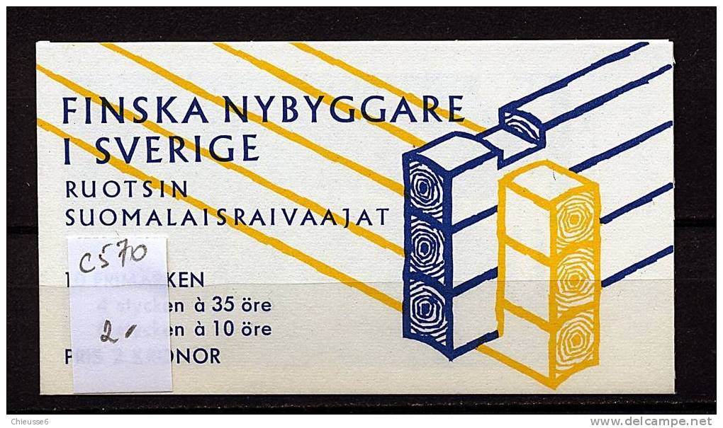 Suède ** Carnet N° C570 - Communauté Finnoise - 1951-80