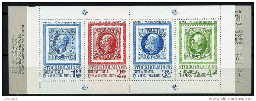 Suède ** Carnet N° C1221 - "Stockholmia 86" (I) - 1951-80