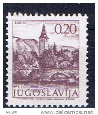 YU+ Jugoslawien 1972 Mi 1493** Bohinj - Ongebruikt