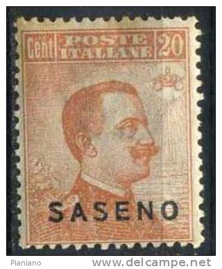 PIA - ITA- SAS -1923 : Francobolli D' Italia Soprastampato SASENO : (SAS 3) - Saseno