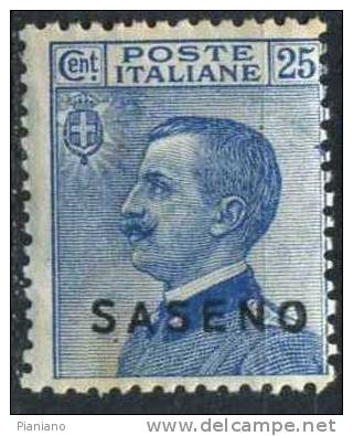PIA - ITA- SAS -1923 : Francobolli D' Italia Soprastampato SASENO : (SAS 4) - Saseno
