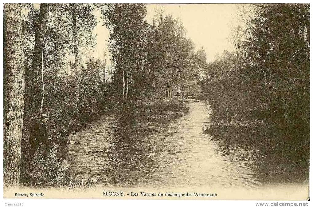 89 FLOGNY Les Vannes De Décharge De L'Armançon  Petite Animation - Flogny La Chapelle