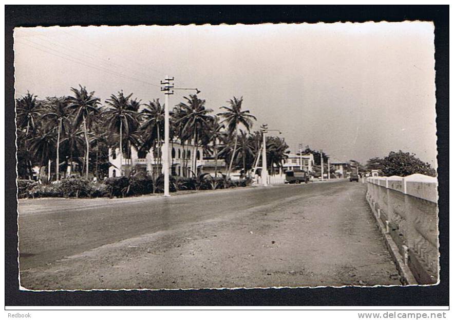 Scarce Real Photo Postcard La Marina Harbour Togo Africa France Colony - Ref A53 - Togo