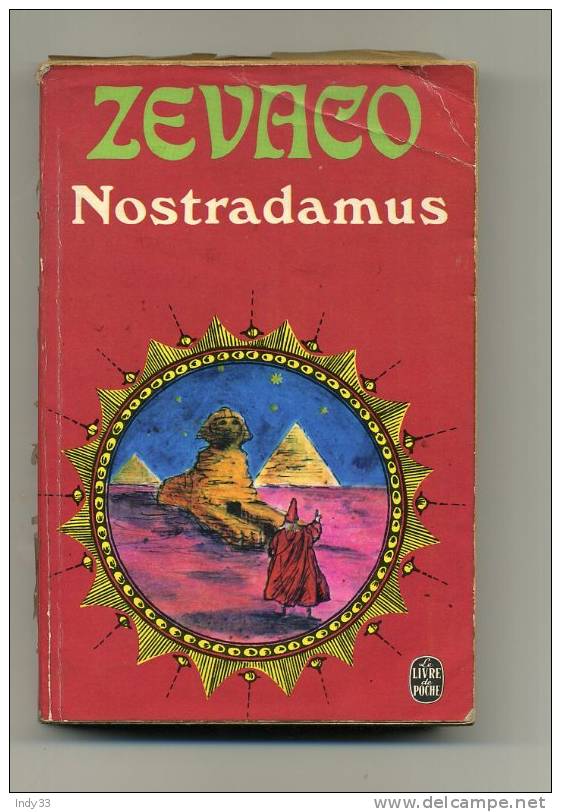 - "NOSTRADAMUS"  PAR ZEVAGO . LE LIVRE DE POCHE N°3306   1972 - Aventure