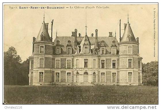 51 ST REMY EN BOUZEMONT Le Château   1908 - Saint Remy En Bouzemont