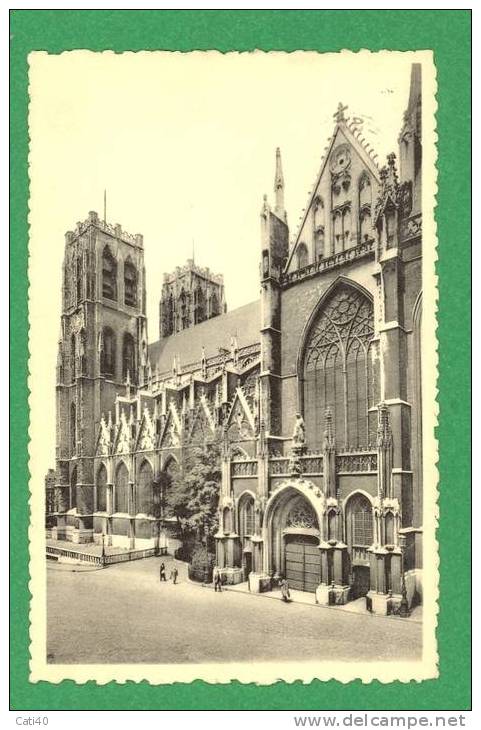 CARTOLINA-BRUXELLES-EGLISE SAINT-GUDULE - Altri & Non Classificati