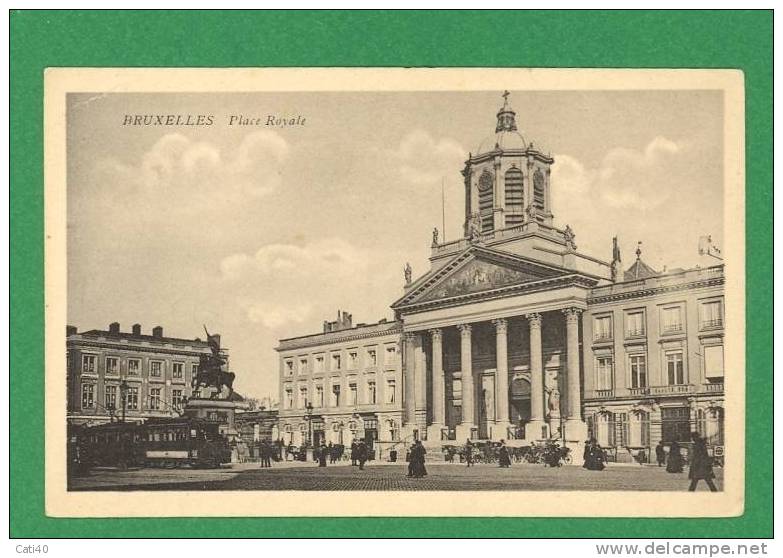 CARTOLINA-BRUXELLES-PLACE ROYALE - Altri & Non Classificati