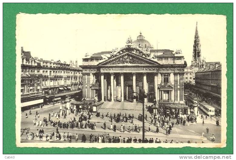 CARTOLINA-BRUXELLES-LA BOURSE - Altri & Non Classificati