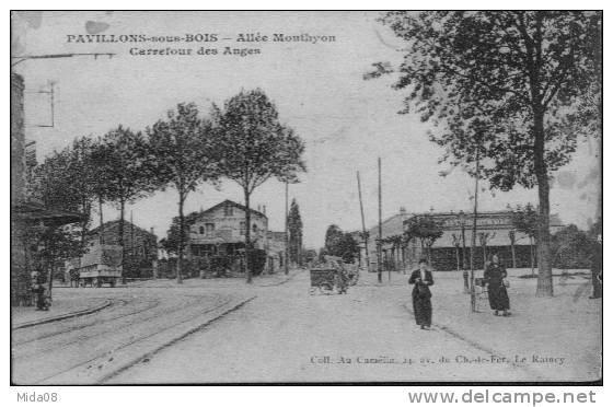 93. PAVILLONS SOUS BOIS.   ALLEE MONTHYON. CARREFOUR DES ANGES. - Les Pavillons Sous Bois