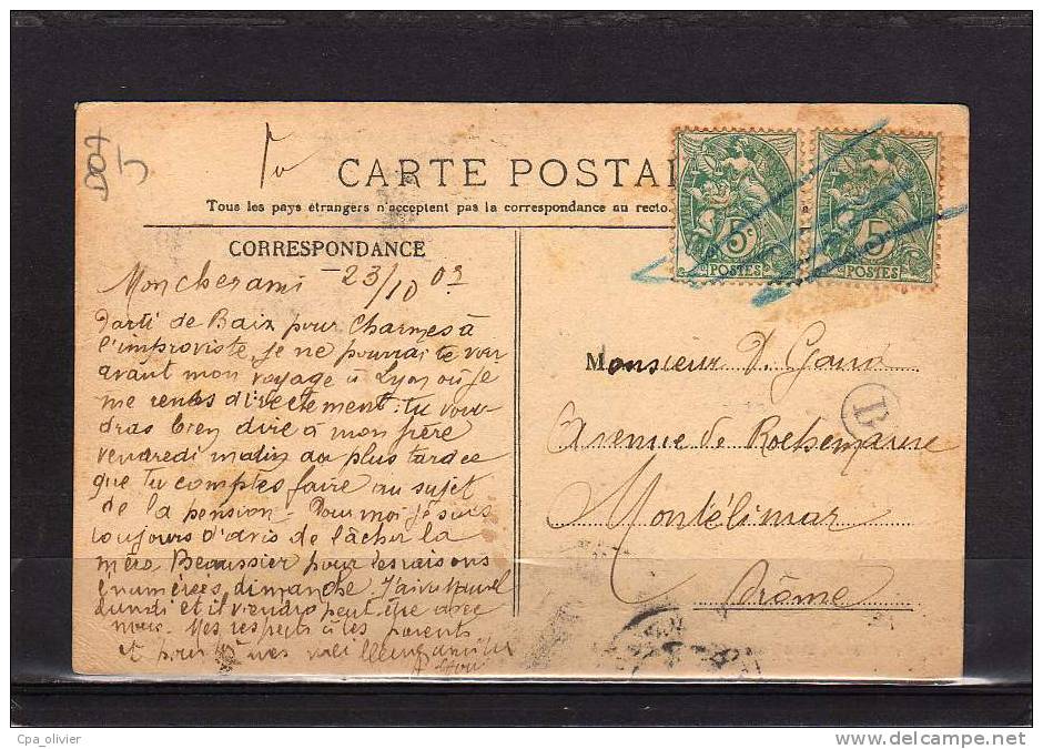 07 PRIVAS Place De La République, Animée, Carte Email, Ed Chapuis, 1907 - Privas