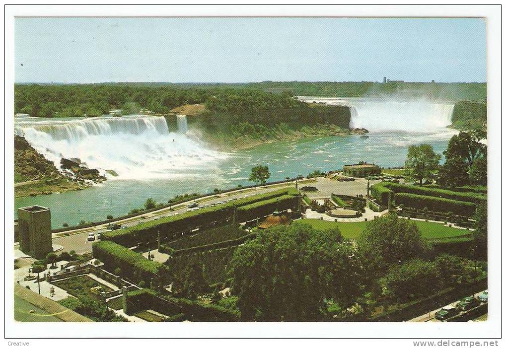 General View ,NIAGARA FALLS-CHUTES NIAGARA 1964 - Niagarafälle