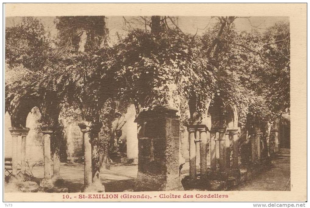 CpE0922 - Saint EMILION - Cloitre Des Cordeliers - (33 - Gironde) - Saint-Emilion