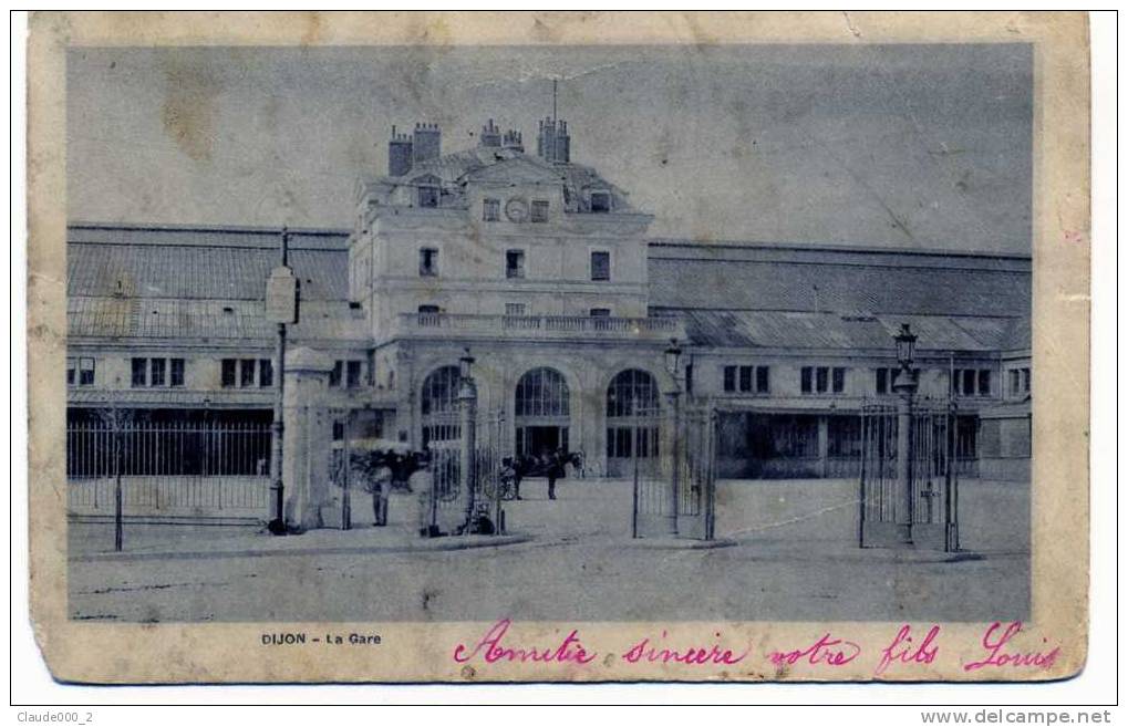 DIJON . LA GARE ANIMEE  (311) - Dijon