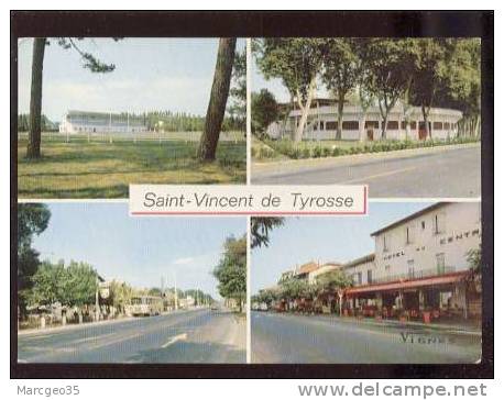 26288 Saint Vincent De Tyrosse 4 Vues Le Stade ,arenes , Rue Principale édit.vignes Castets N° 872 Belle Cpsm - Saint Vincent De Tyrosse