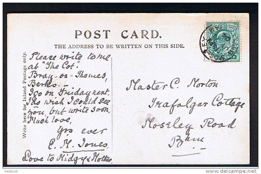 1904 Postcard Edgbaston Parish Church Birmingham Warwick Warwickshire - Ref A59 - Birmingham