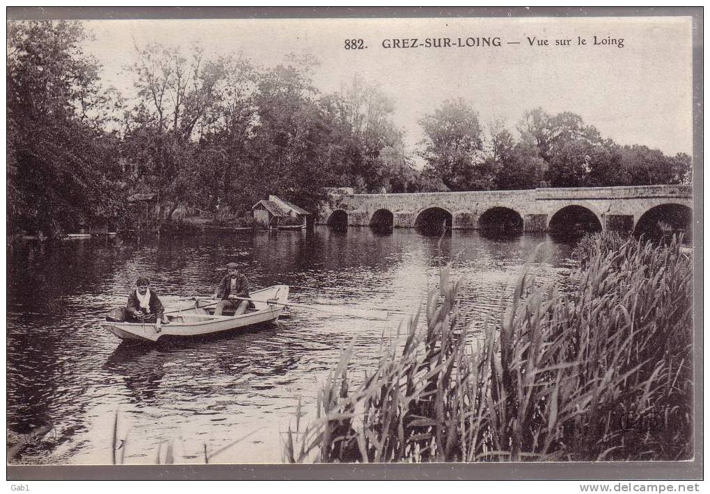 77 --- Grez - Sur - Loing --- Vue Sur Le Loing - Gretz Armainvilliers