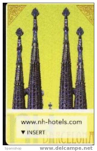 Clef NH Hotel Key SAGRADA FAMILIA- Gaudi BARCELONA. Hotel-Schlüsselkarte (keycard) - Cultural
