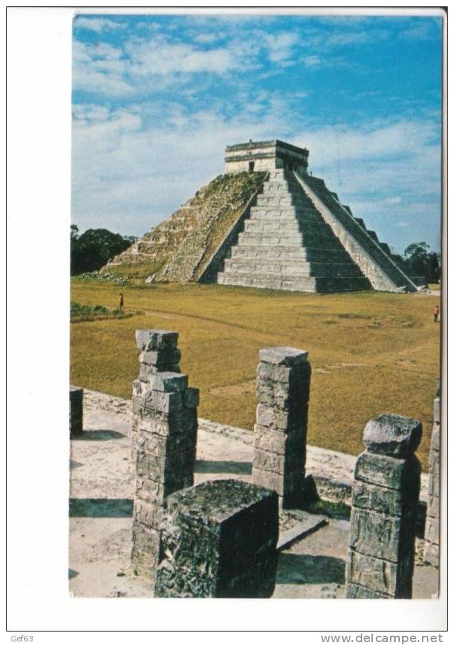 Pirámide De Kukulkán, Chichén Itzá - Yucatan - Mexico (1985) - Mexique