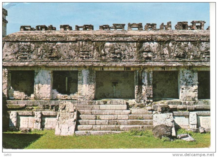 El Interior Del Palacio En Las Ruinas De Palenque - Mexique