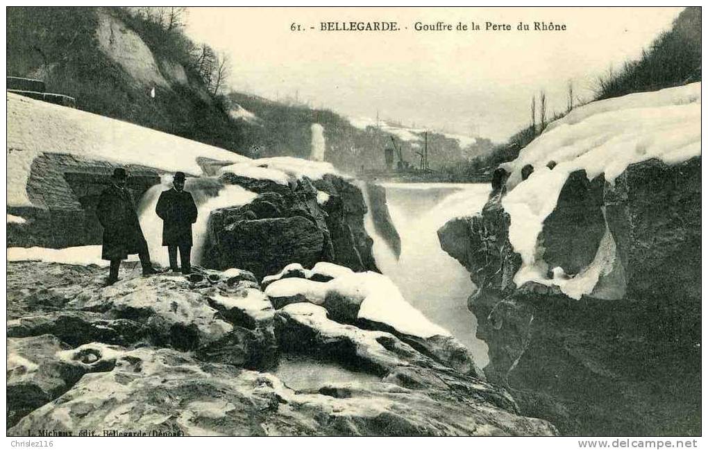 01 BELLEGARDE Gouffre De La Perte Du Rhône  Beau Plan Animé - Bellegarde-sur-Valserine