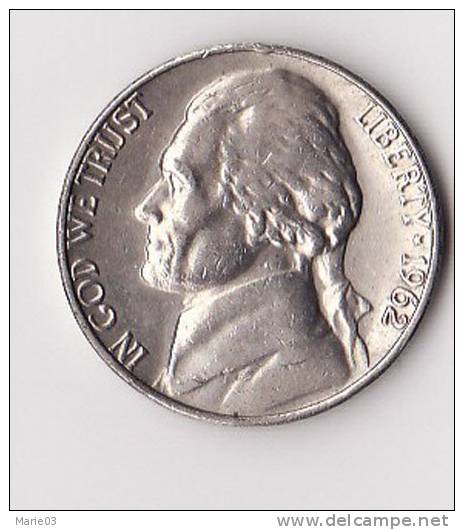 USA - 5 Cents - 1962 - 1938-…: Jefferson